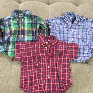 Ralph Lauren tops size 9 months ( 1 long sleeve and 2 short sleeves) buy all 3